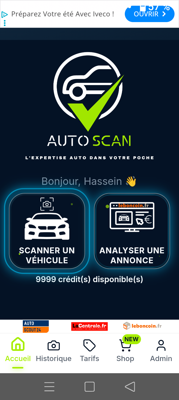Auto Scan - Expertise Automobile IA
